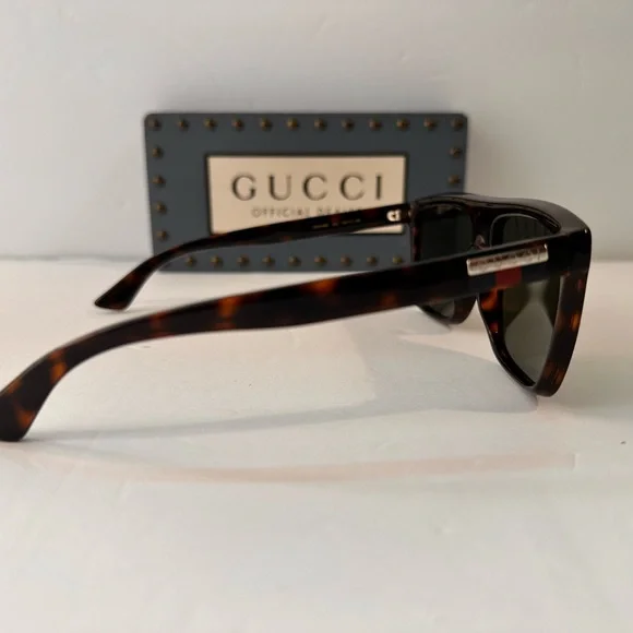 Gucci Green Browline Men's Sunglasses GG0748S 003